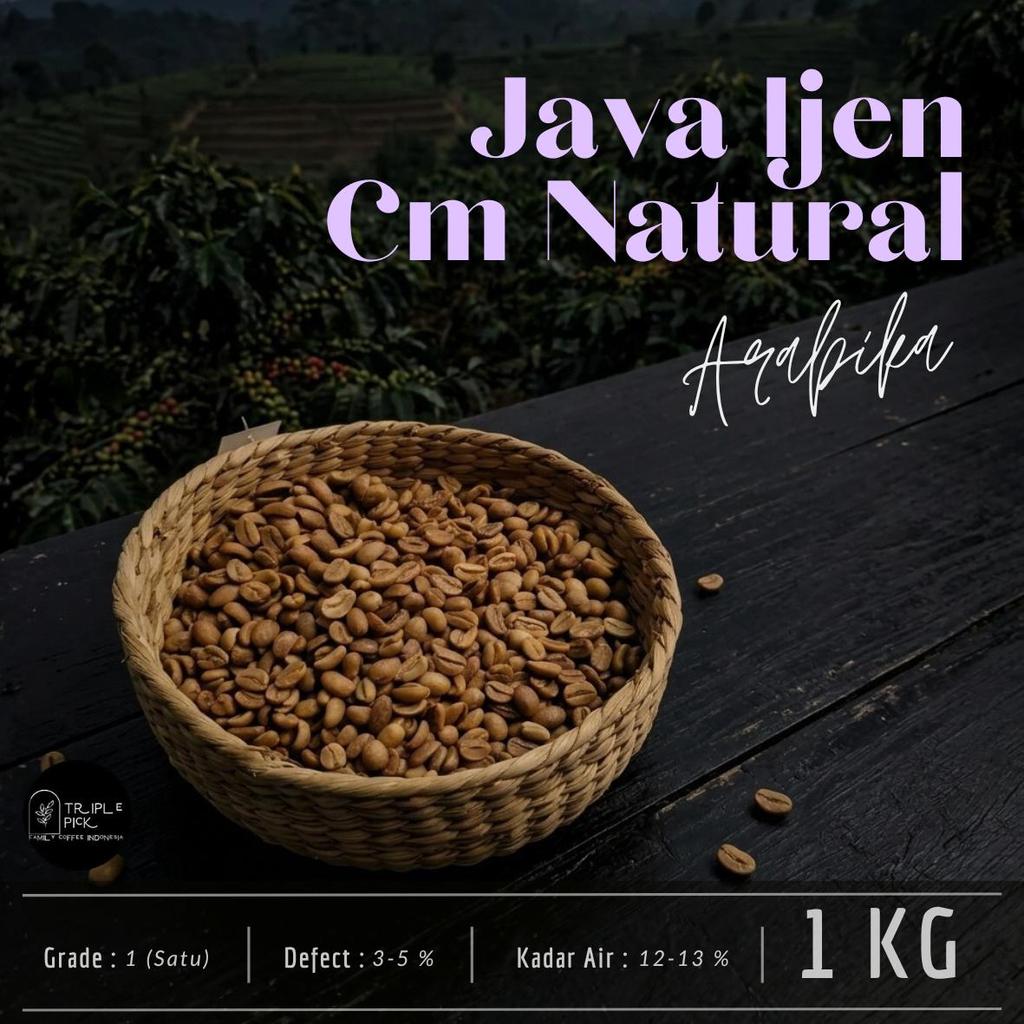 green bean / biji kopi arabika JAVA IJEN - CM natural TERMURAH