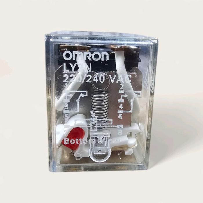 Omron Relay LY2N 220VAC Original 8 Kaki 10A Tipe LY2N 220 Vac