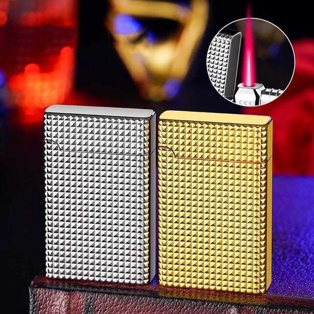 Korek Api Bara Gas model dupont Diamond Relief Xin Fa Lighter AN-4199