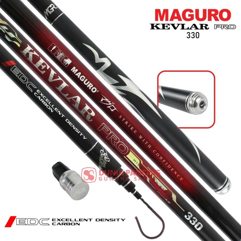 Joran Tegek | Pole MAGURO KEVLAR PRO – 300 | 330 | 360 | Carbon Pole EDC | MAGURO PRO SERIES