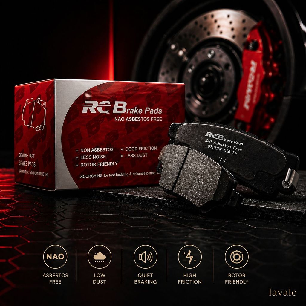Kampas Rem Depan mobil Mitsubishi Lancer Evo5/6/7 | RC BRAKE PAD| D-1001