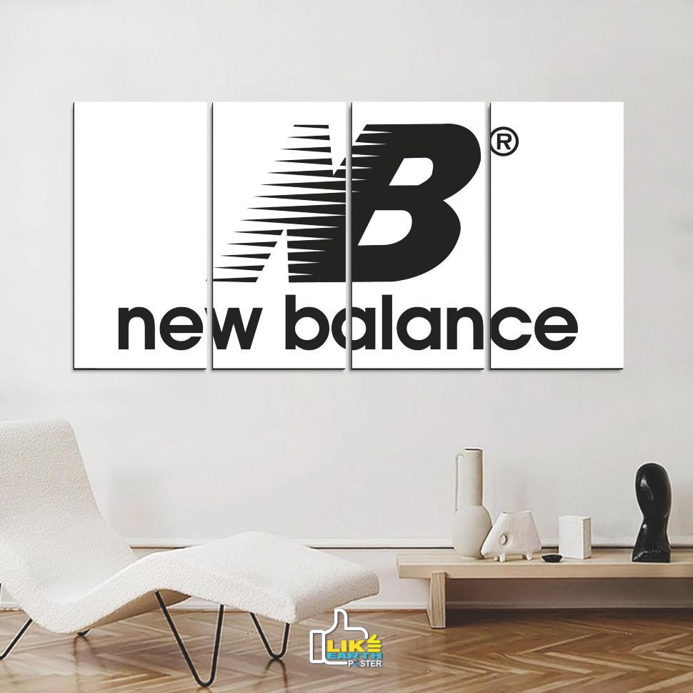 Poster dinding Set 80x40 new balance nike adidas nb sneakers puma converse vans reebok jordan second