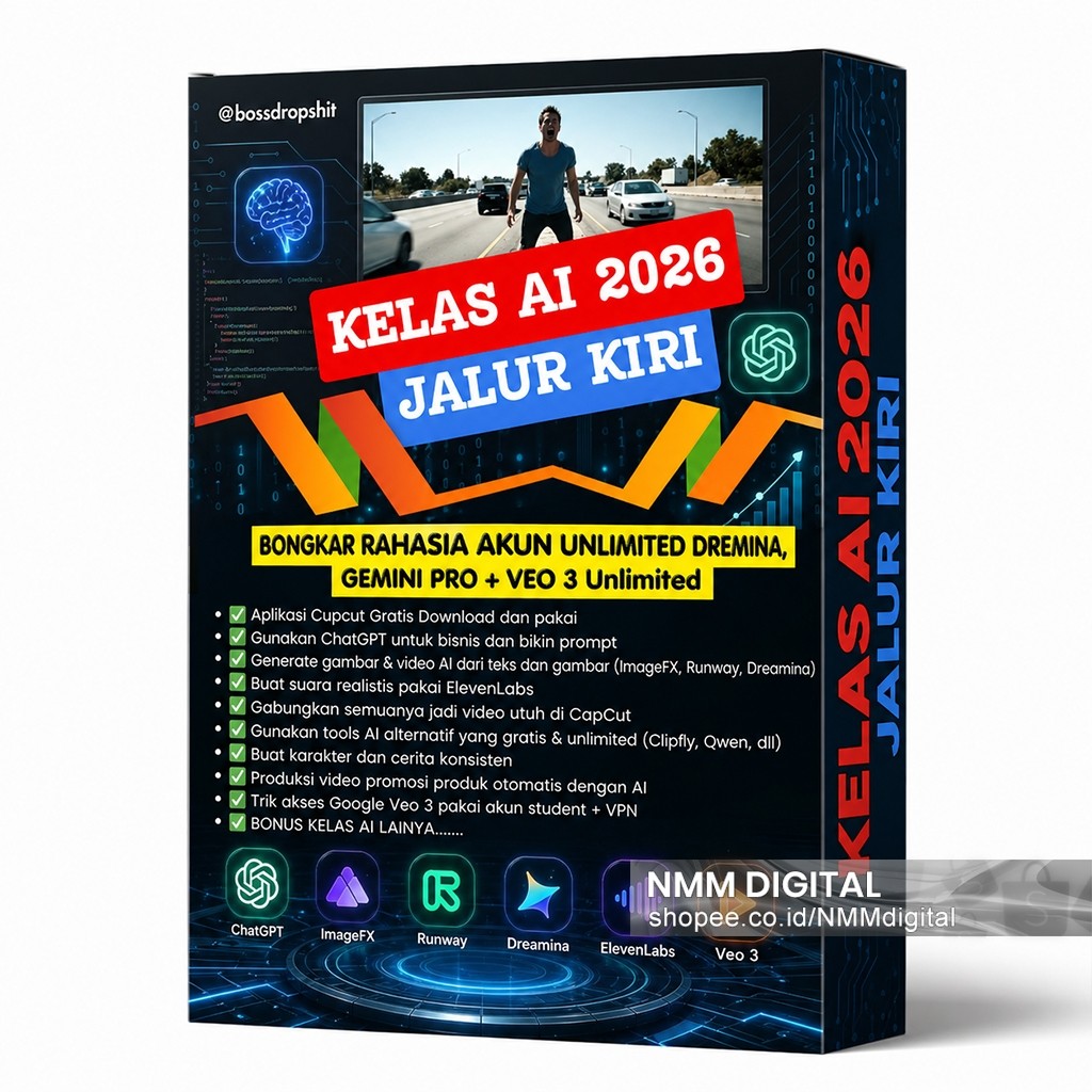 Kelas Ai 2026 Jalur kiri BONGKAR semua Rahasia Para Pemain konten kreator Ai