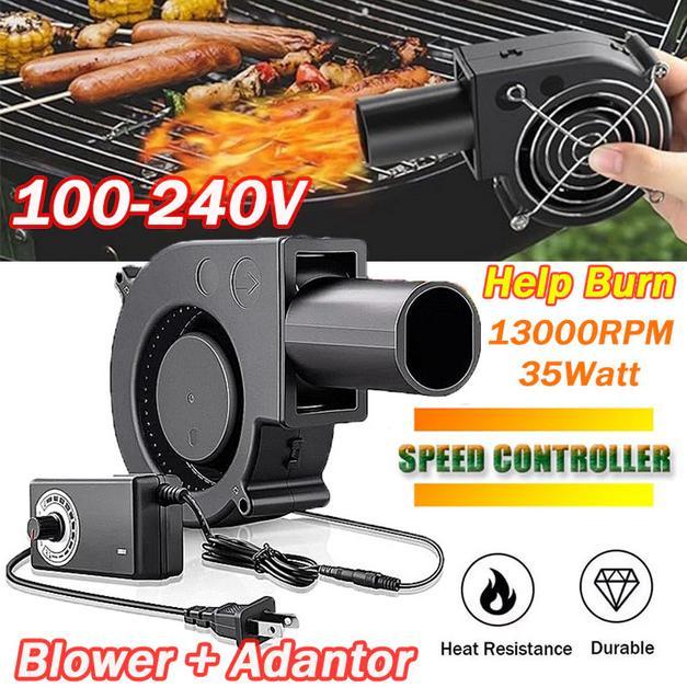 Blower Mini Kipas 1 Set Blower Ac Turbocharger Portabel Dengan Pengontrol Kecepatan Daya 13000RPM