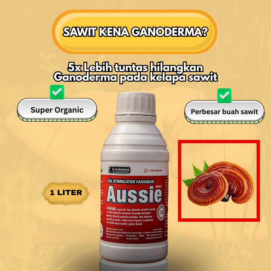 AUSSIE Bio Fungisida Trichoderma Sawit | Aktivator Agen Hayati Nutrisi Tanaman