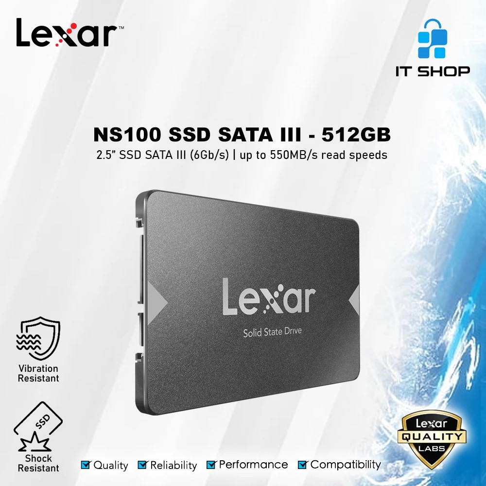 LEXAR SSD SATA III NS100 - 512GB