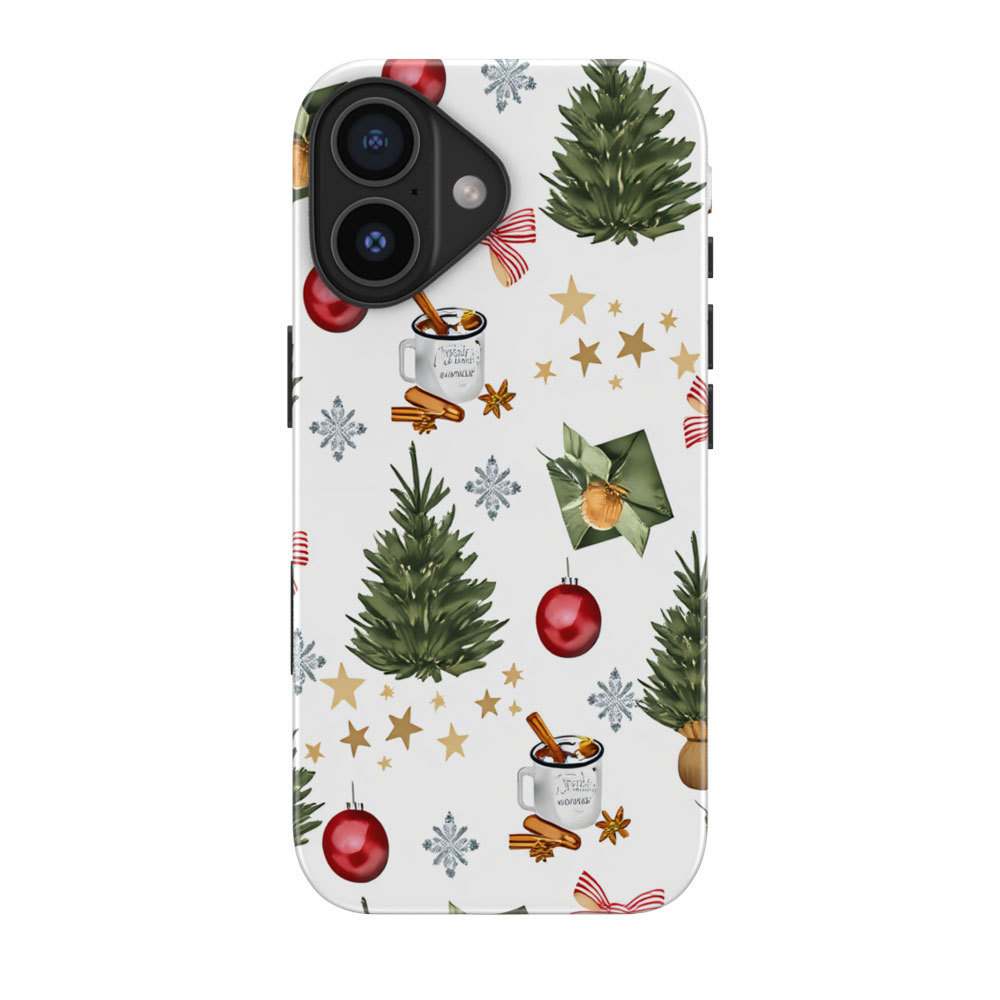 Magnetik Casing Cocok Untuk IPhone 17 16 15 14 13 12 11 Pro Max Air Plus Mini Case Christmas Treasur