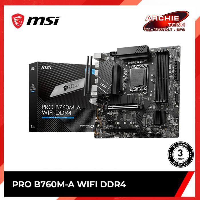Motherboard MSI PRO B760M-A WIFI DDR4 / MSI B760MA / MSI B760M A