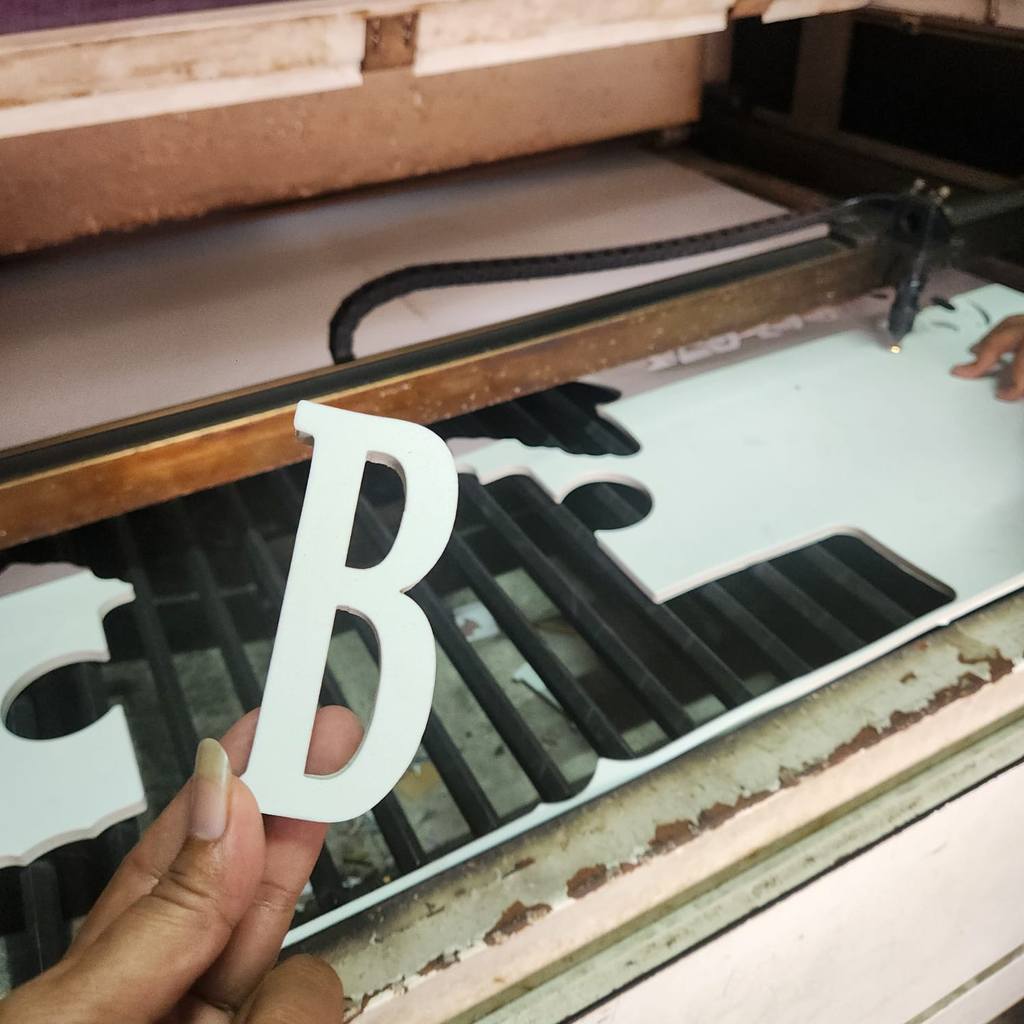 RAC pvc cutting laser , angka dan huruf bisa untuk no kamar,no rumah,dll