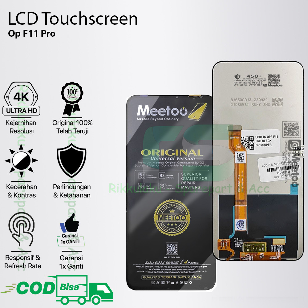 [LW] LCD Touchscreen Oppo F11 Pro Original 100% Fullset