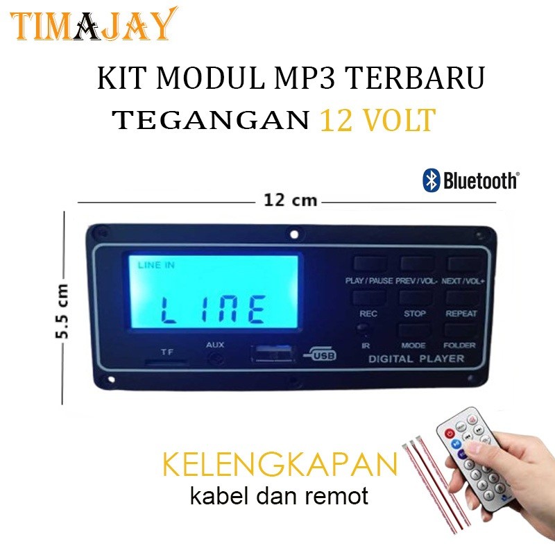 kit modul mp3 bluetooth terbaru vire 57 TERBARAU bisa cod