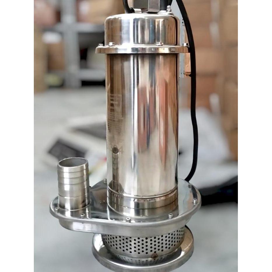 MAXPUMP Pompa Celup Air Kotor & Bersih Full Stainless Steel 2Hp 2 Inch 1.5KW Anti Karat Tahan Kimia 