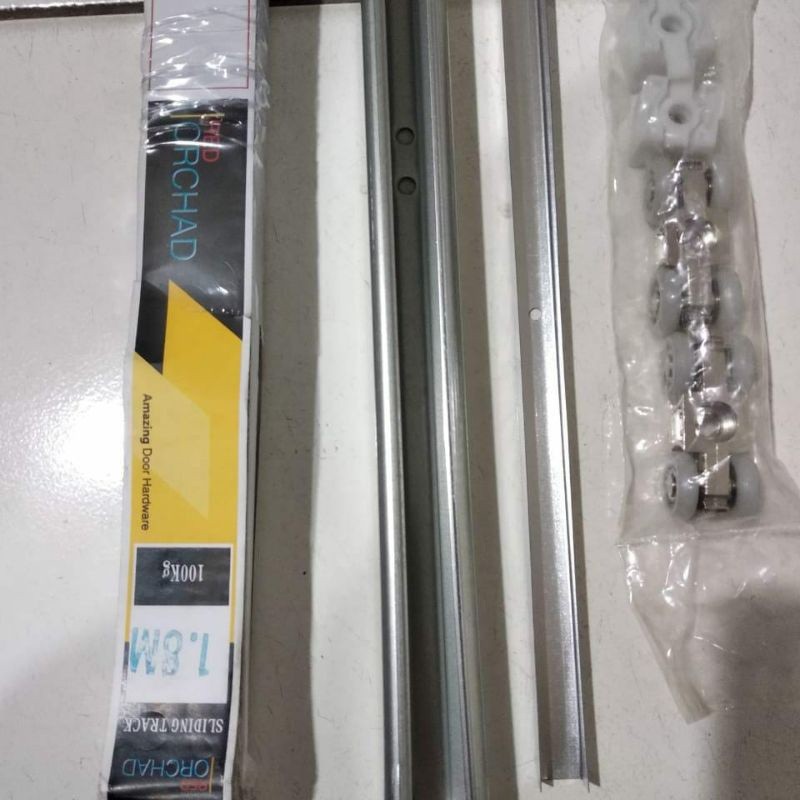 FUJA.ID Sliding Track Orchad / Rel Pintu Orchad / Rel Pintu Geser / Rel Sliding Orchad / Sliding Tra