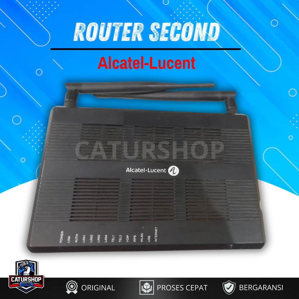 Router ALCATEL LUCENT G-420W-A GPON ONT Wifi Modem / Router Tanpa Adaptor / Router Wifi / Router Bek
