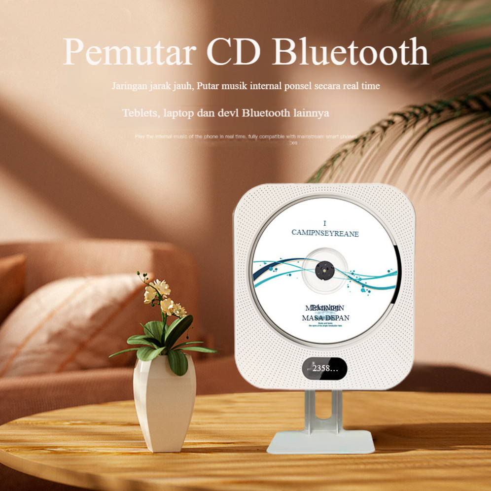 CD Player Bluetooth Smart –Audio CD Player Speaker dengan Remote Control