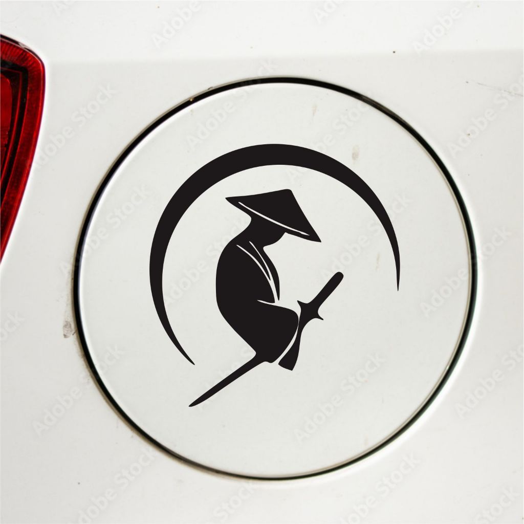CUTTING STICKER MOBIL SAMURAI STIKER TANGKI MOBIL KEREN