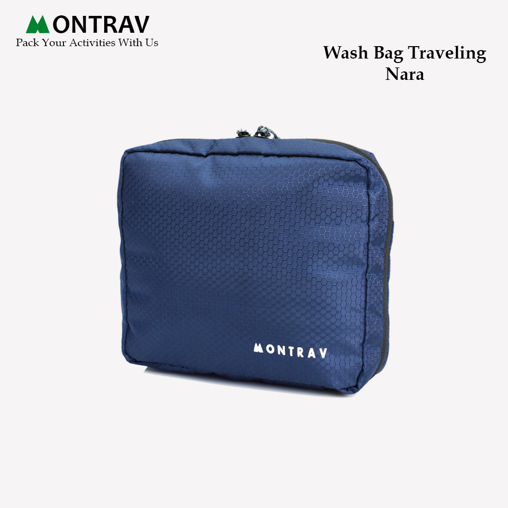 MONTRAV - Tas Traveling Peralatan Mandi - Toiletries Kit - Nara