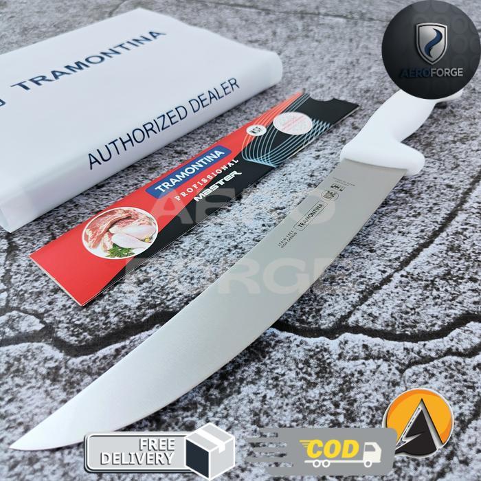 Butcher knife pisau sembelih tramontina original 10" 24610/080 - original
