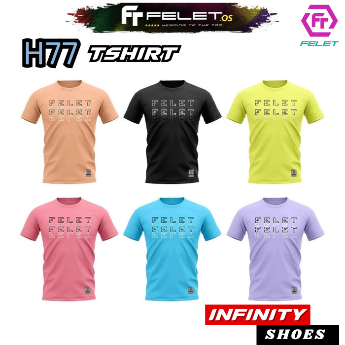Felet H77 Badminton Tshirt - Kaos Badminton Original Felet