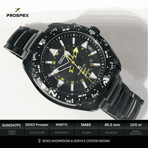 Seiko Showroom Medan - Seiko Prospex SUN047P1 Land Kinetic GMT