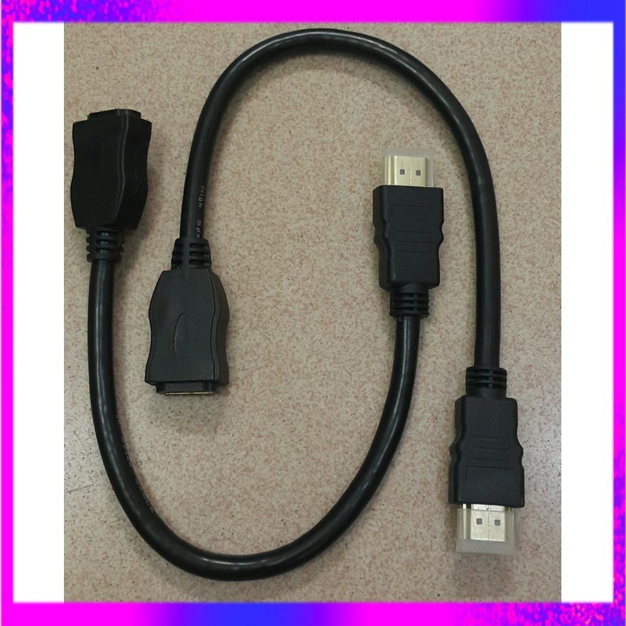 READY Kabel HDMI Extension Extender HDMI Perpanjang Male To Female 30cm PRJ TERBARU 2026 COD TERMURA
