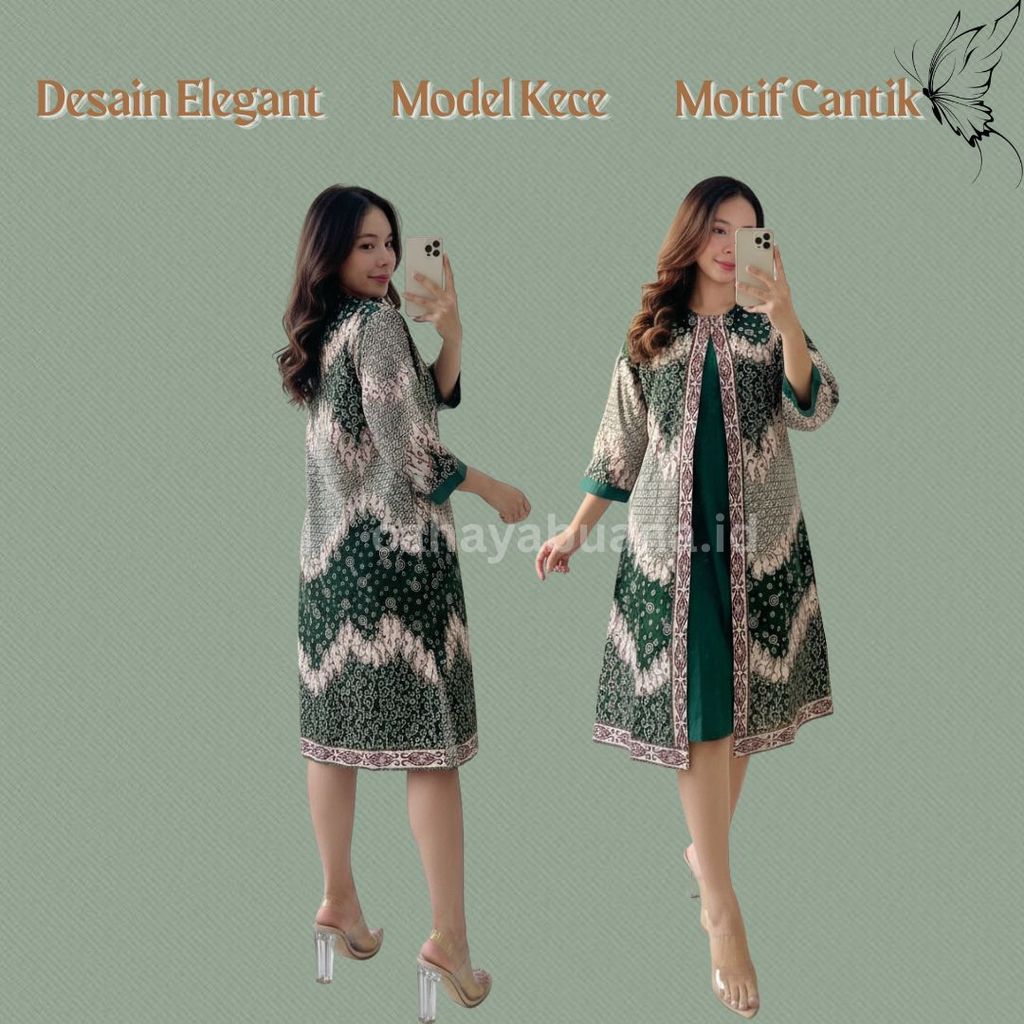 Dress Batik EILA A DRS RH 942 / Dress Midi Batik##