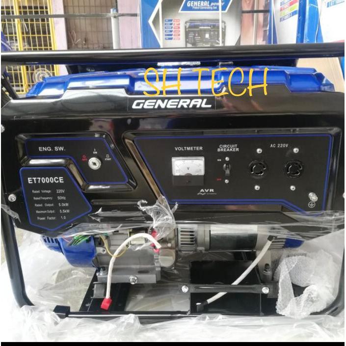 Genset General ET 7000 5000 Watt Murni Murah ET7000 Generator Bensin