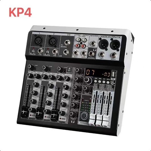 Mixer 4 chanel /mixer audio/mixer 4 chanel termurah /mixer mini/ Amplifier Bluetooth Mini mixer ashl
