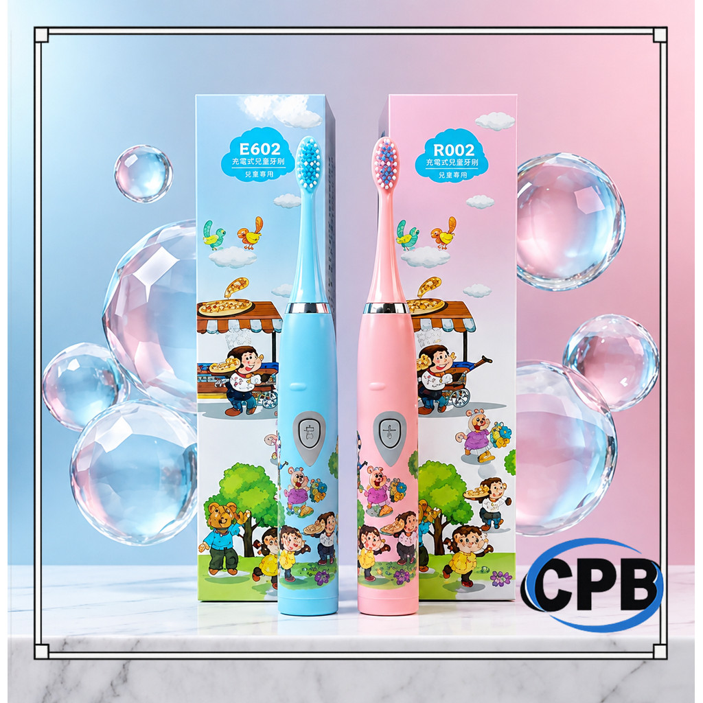 Sikat Gigi Anak Karakter Lucu USB HV Sikat Gigi Anak Elektrik Anak Kids Electric Toothbrush Sikat Gi