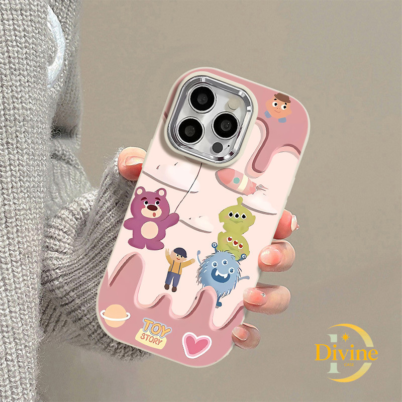 Casing IPhone Boneka kartun Soft Case Lucu Chubby Case Fashion Cocok untuk iPhone 11 12 13 14 15 16 