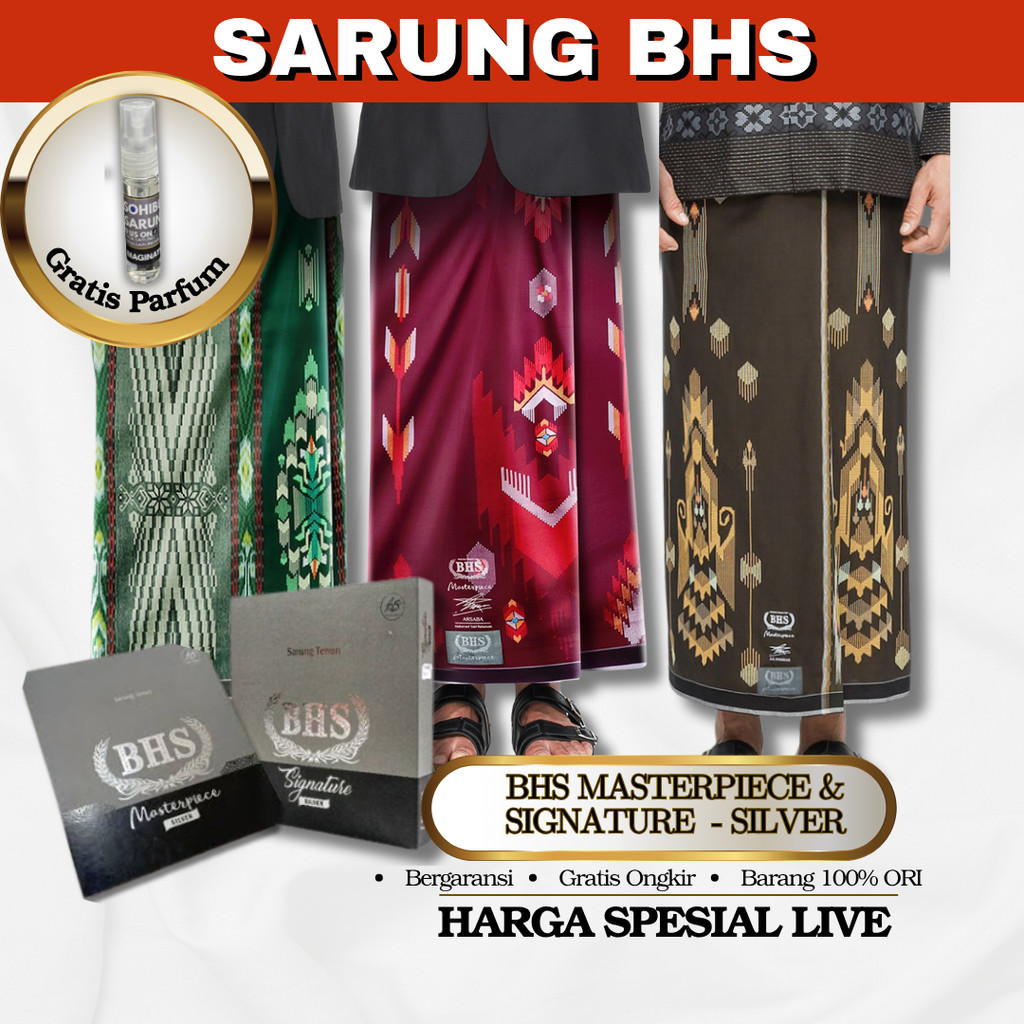 Sarung BHS Masterpiece & Signature Silver | Original Premium Terbaru