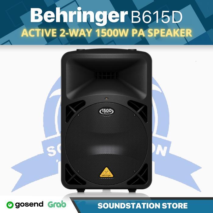 MEGA SALE Behringer B615D Active 1500W PA Speaker System 15" - Spiker Aktif
