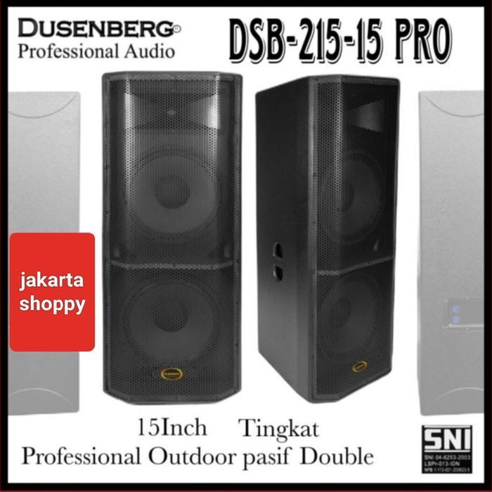 Speaker pasif DUSENBERG double 15 inch DSB 215 - 15 PRO max 1000 watt
