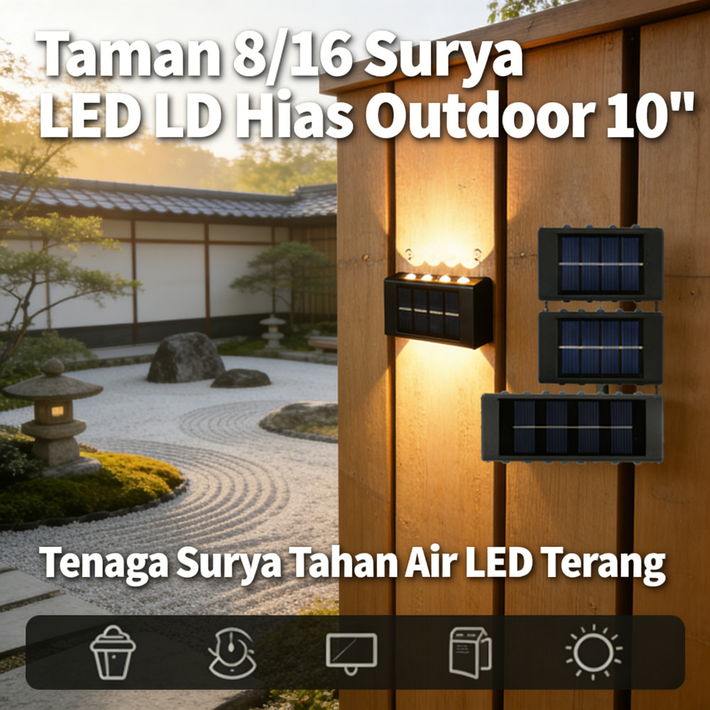 Taman Surya Hias Outdoor LED 16