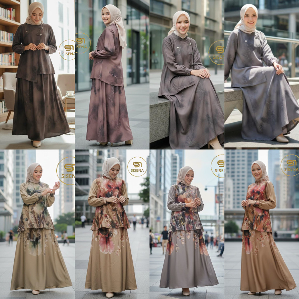 LEONA DAHLIA SENADA MUTIARA SET (ATASAN DAN ROK) BY SI.SE.NA SISENA