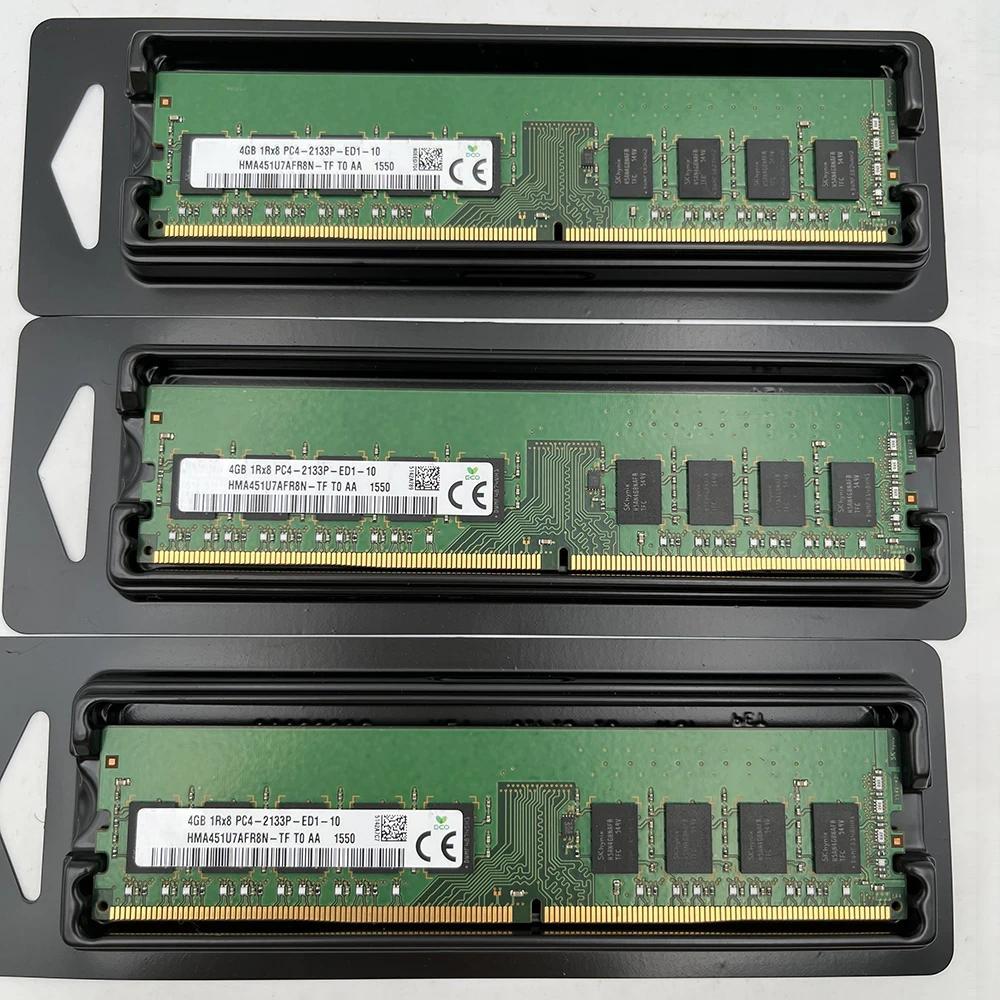 1PCS RAM 4GB 4G 1RX8 PC4-2133P-ED1 DDR4 2133 ECC UDIMM Memory High Quality