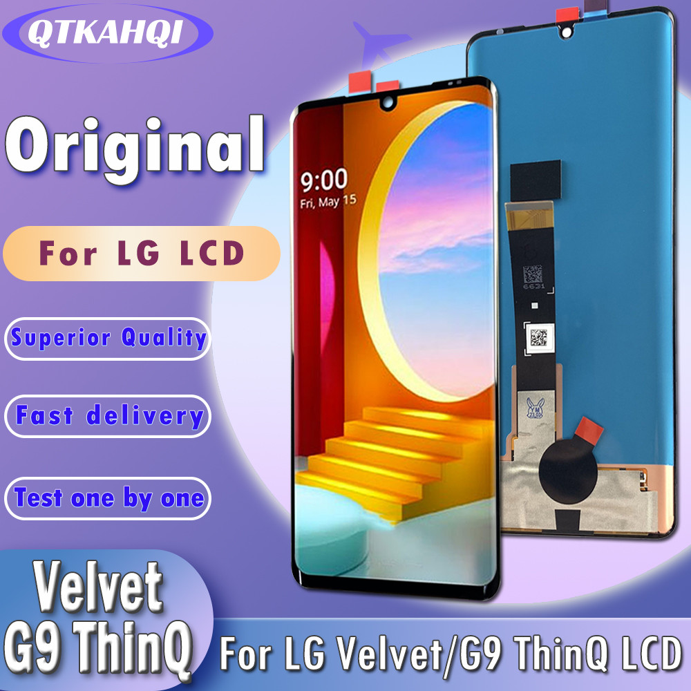 6.8" Original For LG Velvet G910 G900 5G LCD splay Tou Screen gitizer Assembly Replacement For LG G9
