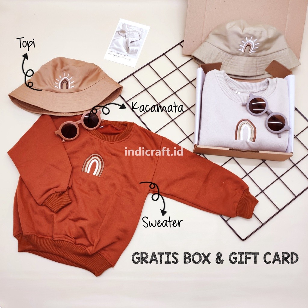 ZARISHOP.ID Hampers Anak Laki-Laki Perempuan 1 Tahun / Kado Sweater Anak Laki-Laki Perempuan 1-3 Tah