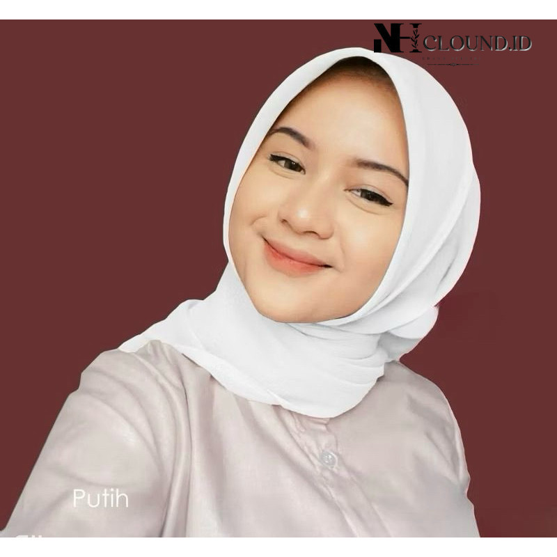 Hijab Paris Premium Original | Segiempat Halus Adem Mudah Dibentuk | Jilbab Paris Polos Anti Kusut K