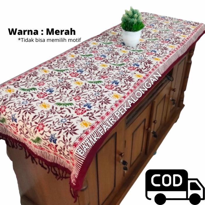 Taplak meja panjang 200cmx50cm taplak meja batik panjang taplak runner panjang 2 meter Taplak Meja T