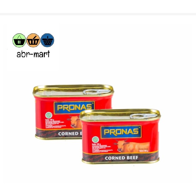 Pronas Kornet Daging Sapi 198gr - Kornet Sapi Kaleng Ukuran Kecil