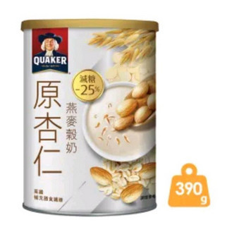 READY STOCK SIAP KIRIM QUAKER SUSU OAT ALMOND ORIGINAL 390g (Less Sugar 25%)