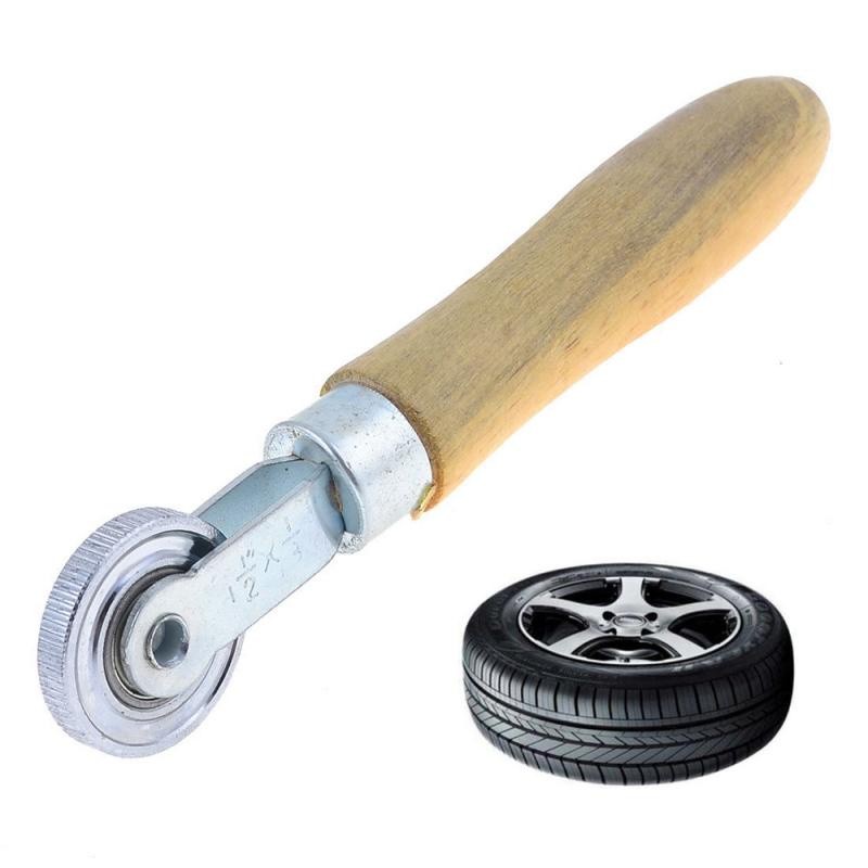 Alat Tambal Ban Roller / Reparasi Ban Motor Mobil  Press Tambal Tip Top Dengan Gagang Kayu