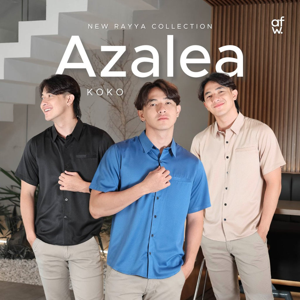 [SALE] AFEWORK AZALEA KEMEJA KOKO SHORT LENGAN PENDEK PROMO BY AFEWORK