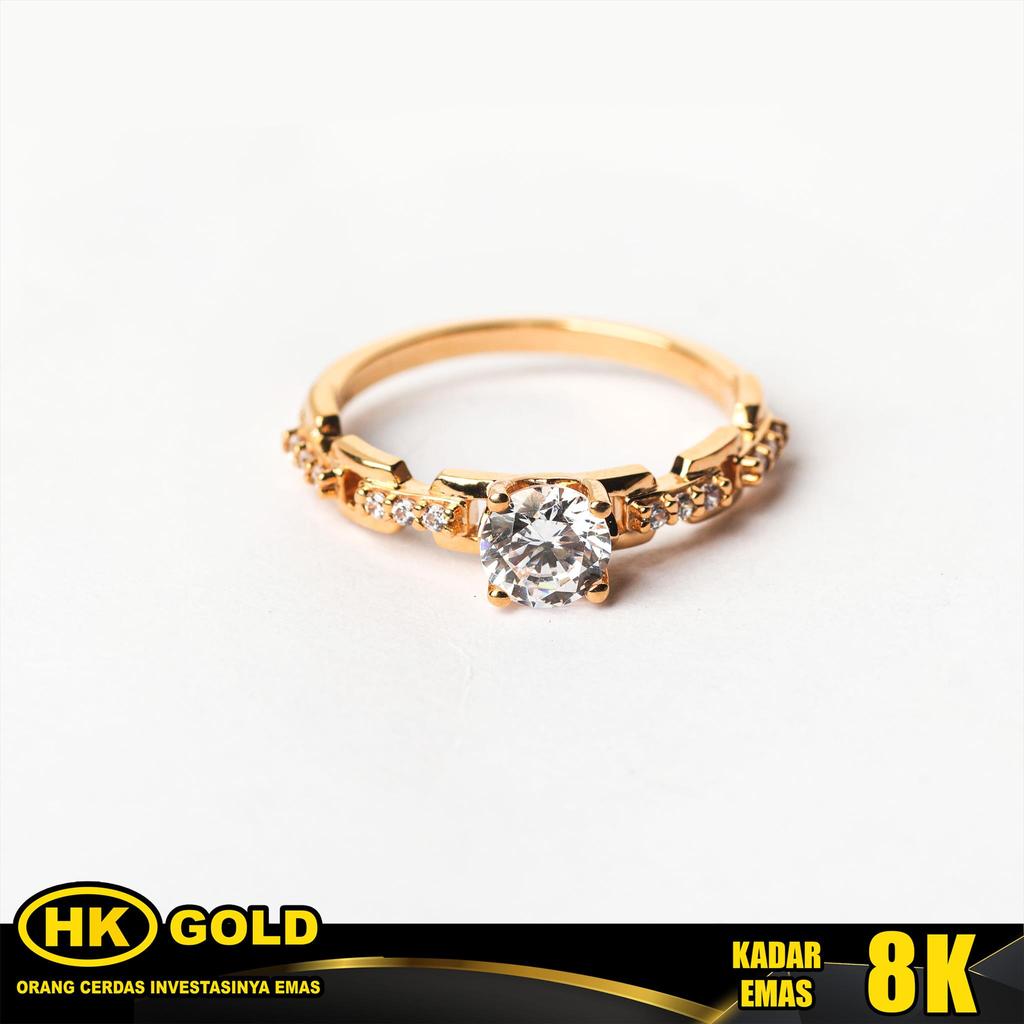 Cincin Emas 8K Wanita Type 1851 HK GOLD