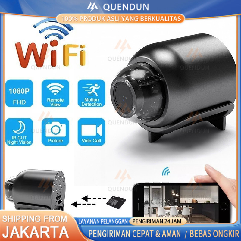 Kamera mini wifi camera HD 1080p cctv kamera kecil camera mini Kamera Pengintai Mini Spy Hidden Came