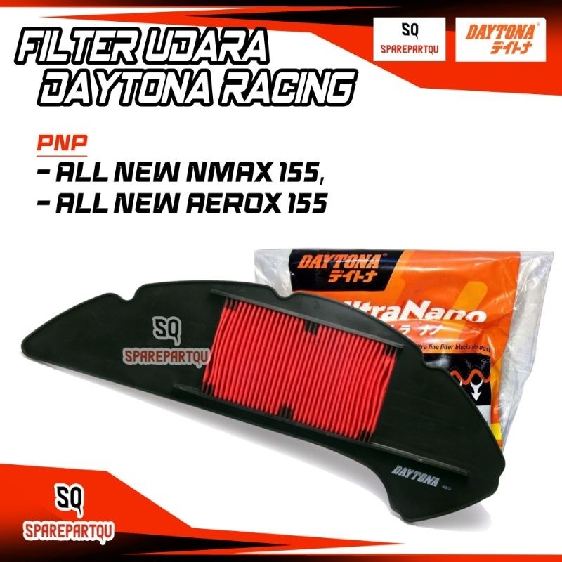 Filter Udara NEW NMAX155 AEROX155 Connected DAYTONA Racing ULTRANANO .