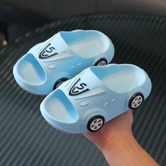 PROMO 5.5 IMPORT OkayBaby B292 Sandal Cars Anak Laki Laki Perempuan ( Tidak ada Lampu LED )Sendal Lu