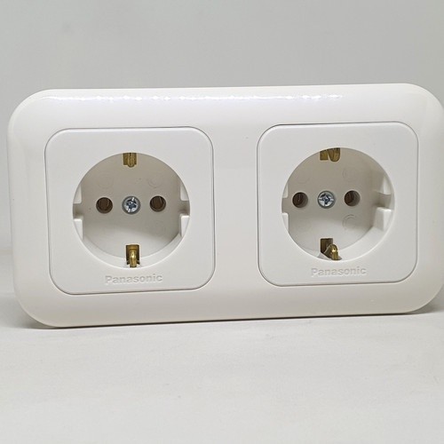 GM88 STOP KONTAK DOUBLE SOCKET PANASONIC COLOKAN LISTRIK