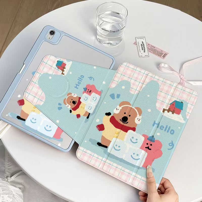 iPad Case 360°Rotate Flip Casing iPad Air1-7 Case for iPad Gen 5-11th iPad Pro(2018-2022)/Pro11"13"(